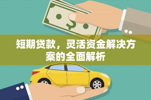 赤坎短期贷款，灵活资金解决方案的全面解析