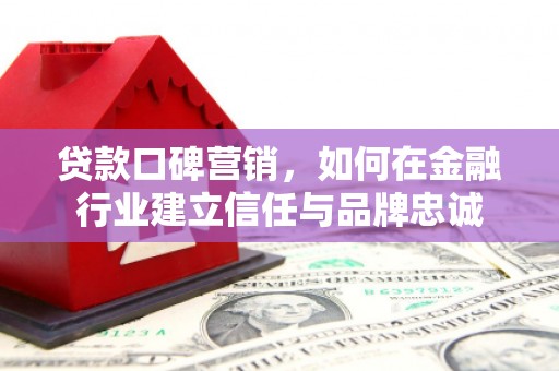 赤坎贷款口碑营销，如何在金融行业建立信任与品牌忠诚