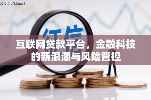 赤坎互联网贷款平台，金融科技的新浪潮与风险管控