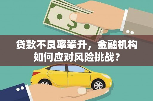 赤坎贷款不良率攀升，金融机构如何应对风险挑战？