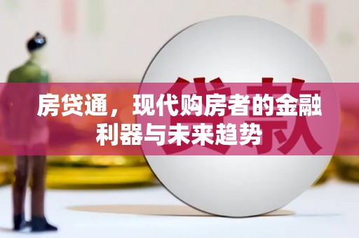 赤坎房贷通，现代购房者的金融利器与未来趋势