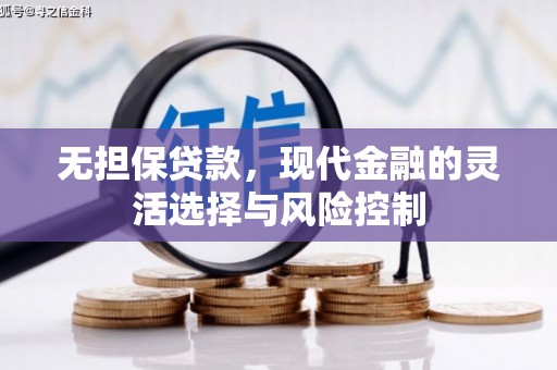 赤坎无担保贷款，现代金融的灵活选择与风险控制