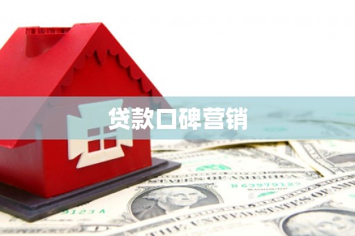 赤坎贷款口碑营销