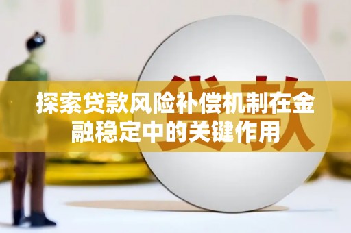 赤坎探索贷款风险补偿机制在金融稳定中的关键作用